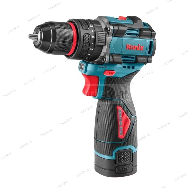 უსადენო უნახშირო ბურღი-სახრახნისი Ronix-8669 16V 50 nm RONIX