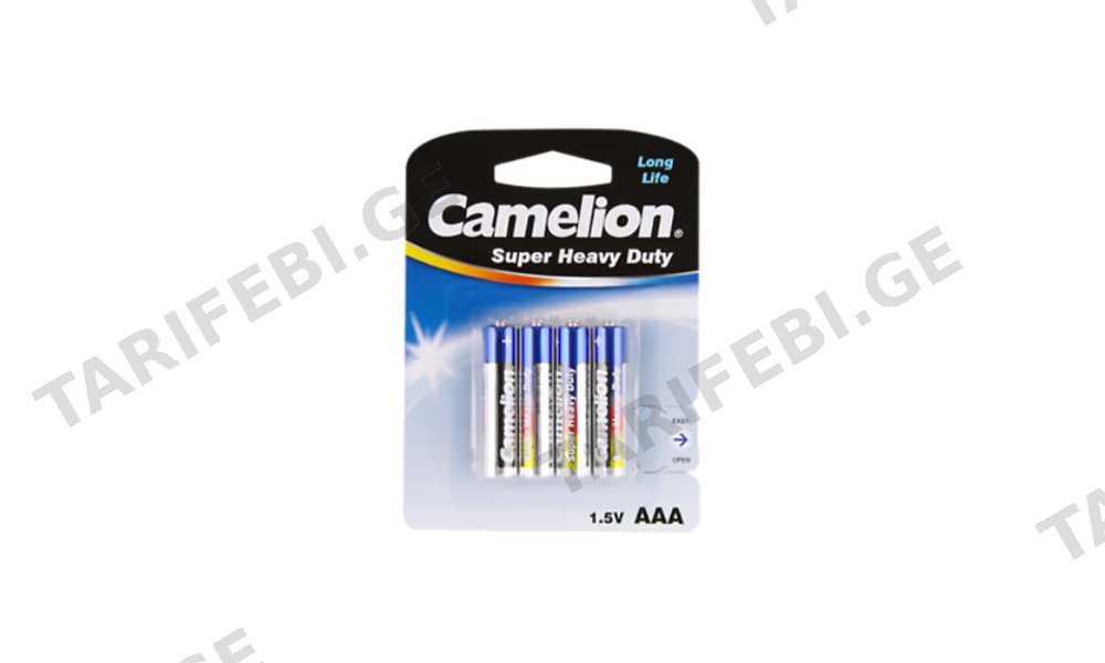 CAMELION ელემ. AAA 1.5V4ც R03P-BP4B