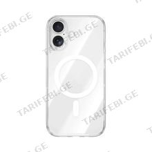 სილიკონის ქეისი Transparent Case with Magsafe iPhone 17