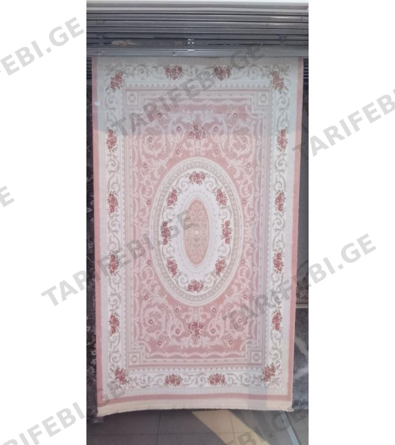 CIHANGIR - ხალიჩა 120*180 (2.16მ2) #P0937 ფერი. L.PINK / L.PINK მწარ. FESTIVAL