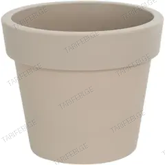 პლასტმასის ქოთანი Aleana Gamma 26x22სმ კაკაო 7 L