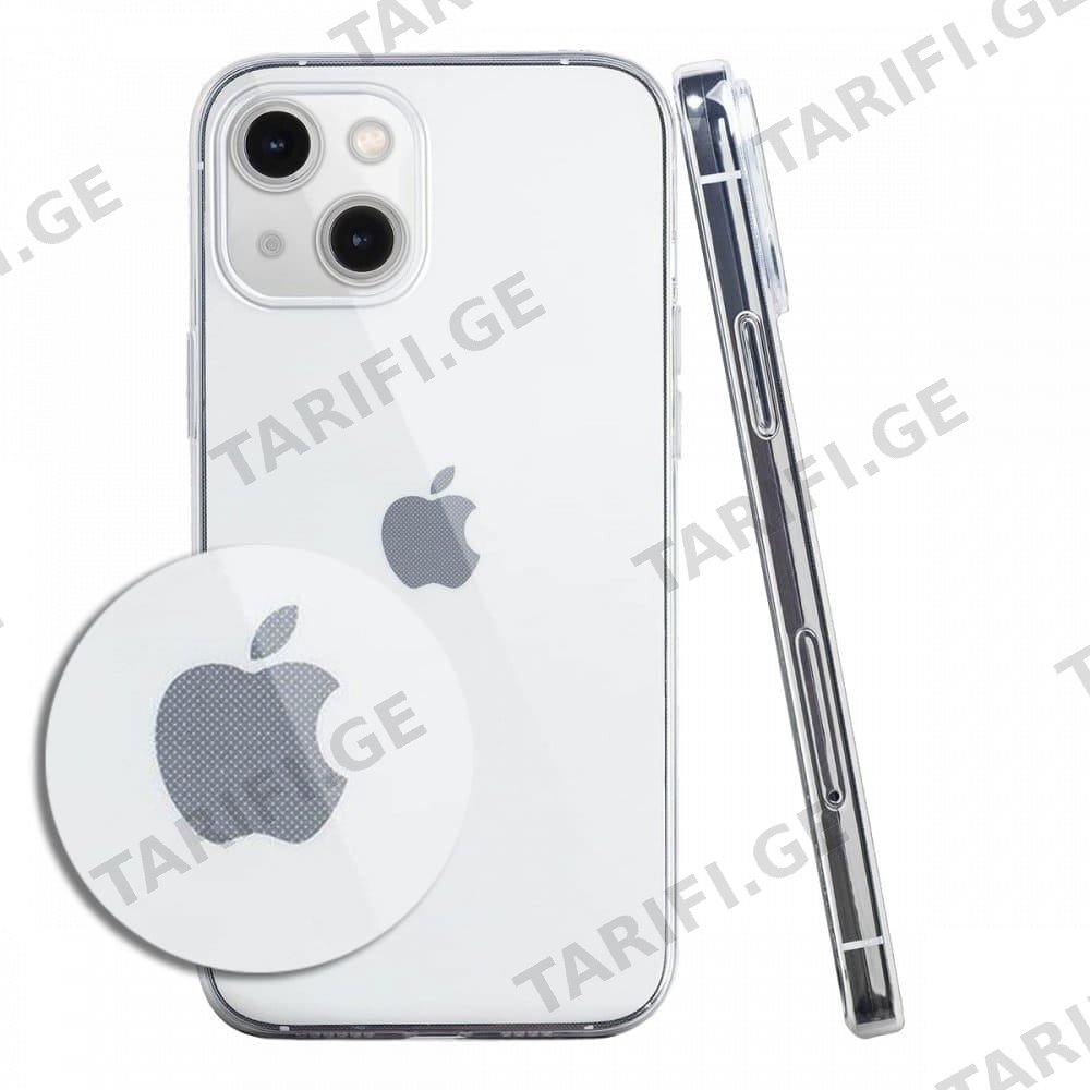 iPhone 13 Mini Lux Clear Case გამჭვირვალე სილიკონის ქეისი