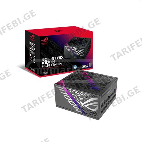 კვების ბლოკი - Asus Rog Strix 1000 Watt 80 Plus Platinum Ful