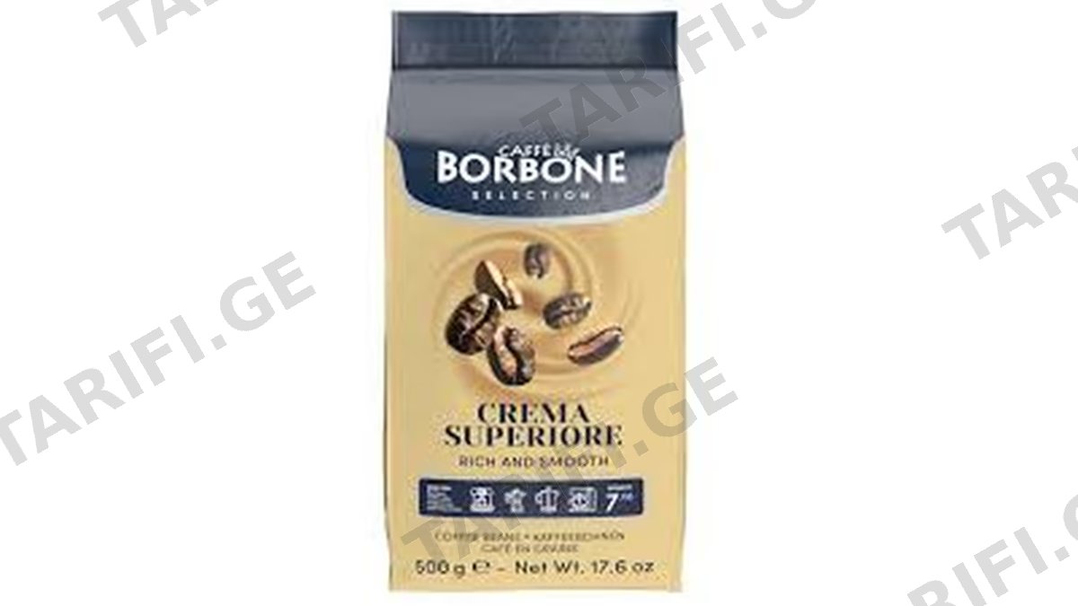 ყავის მარცვლები / Borbone / კრემა "Superiore" 12*500გ