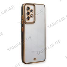 Samsung Galaxy A52, Samsung Galaxy A52S Liva lense Case სილიკონის ქეისი - შავი
