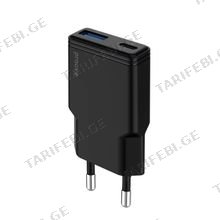 Wall Charger Proove Slender 30W (Type-C + USB) black