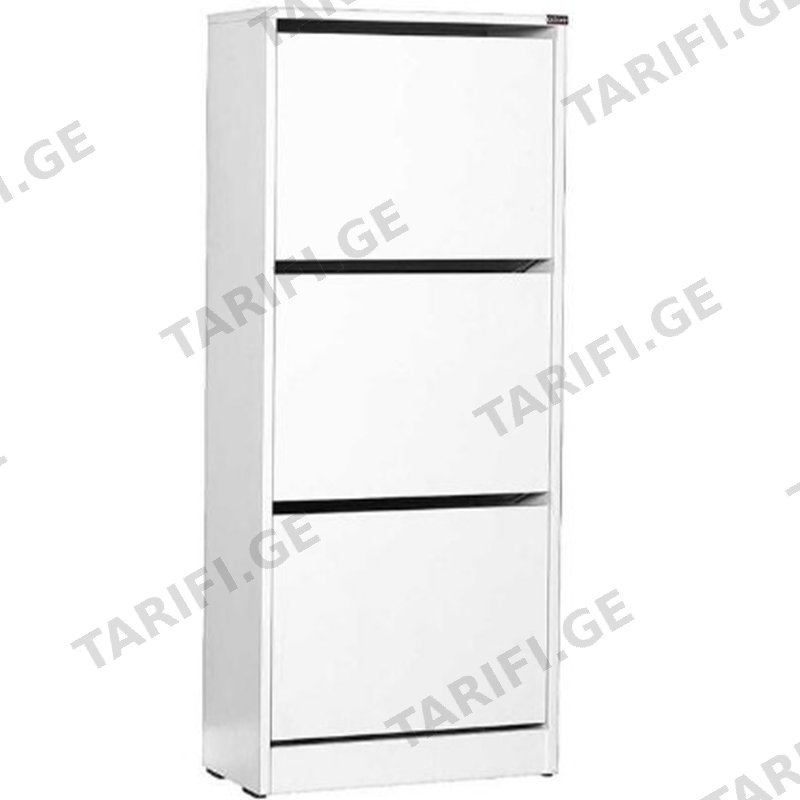 ფეხსაცმლის კარადა ADORE SHC-330-BB-1 (119 სმ) WHITE
