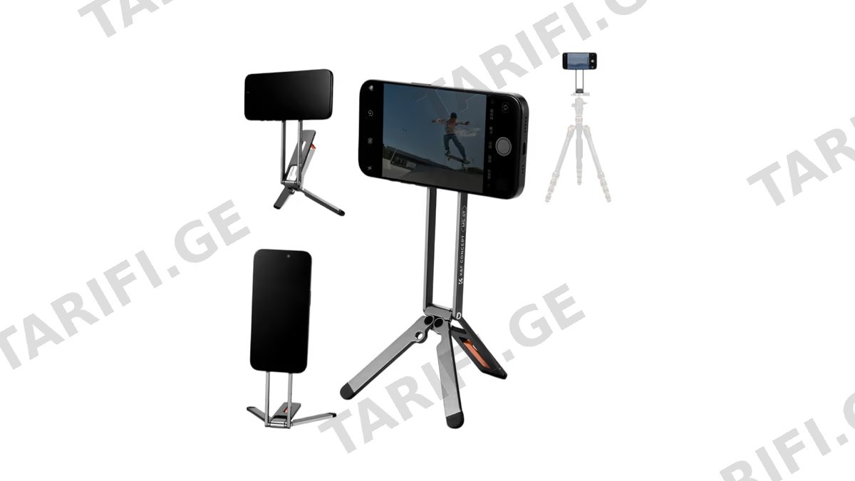 K&F Concept, Strong Magnetic Mini Tripod (Silver) - KF31.139S1