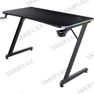 Trust GXT 709 Luminus RGB Gaming Desk Black