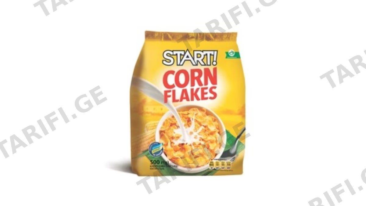 "START"- სიმინდის ბურბუშელა ნატურალური 8*500გრ