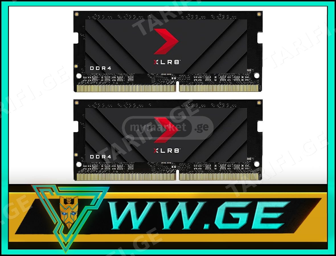 ✅PNY XLR8 Gaming 32GB (2x16GB) DDR4 DRAM 3200MHz ✅