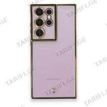 Samsung Galaxy S23 Ultra Liva lense Case სილიკონის ქეისი - მწვანე
