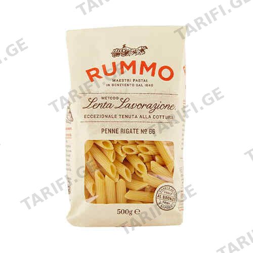 პასტა პენე რიგატე N.66 /RUMMO/ 500 გრ