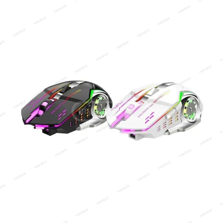 მაუსი Bajeal M500 rechargeable wireless and Bluetooth mouse