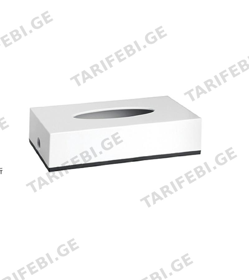 ქაღალდის ჩასაწყობი მაგიდის თეთრი Table Paper Box A052