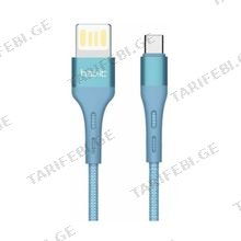 HAVIT H6114 Micro USB კაბელი ცისფერი