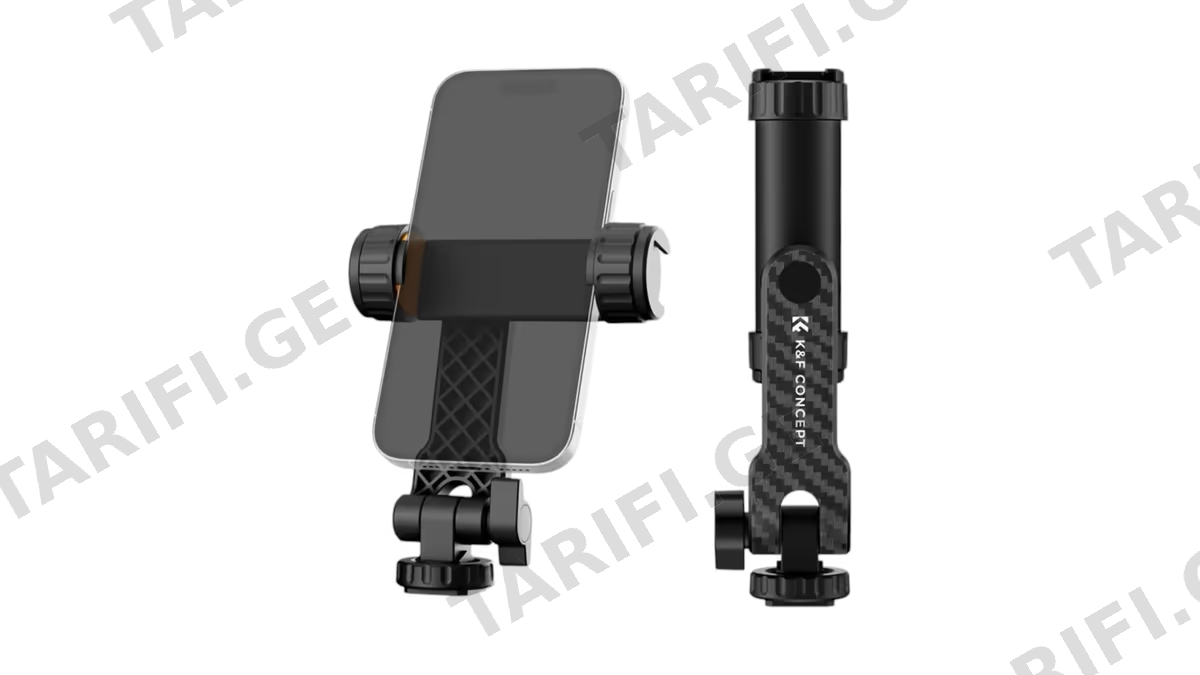 ტელეფონის დამჭერი K&F Concept, mobile phone holder, KF31.084