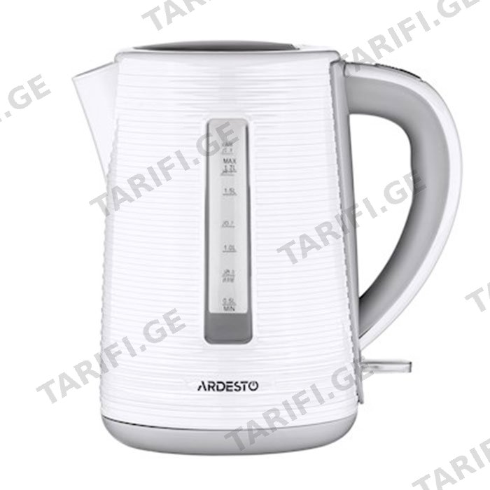 ელექტრო ჩაიდანი ARDESTO EKL-F17WG ELECTRIC KETTLE WITH STRIX CONTROLLER