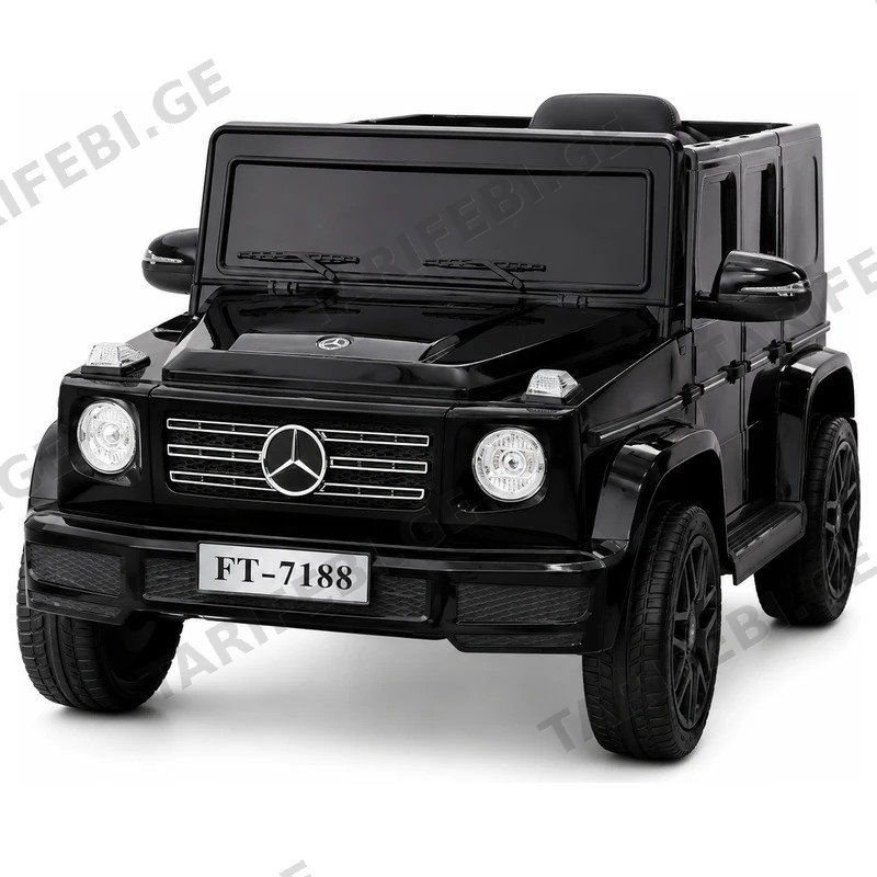 საბავშვო ელექტრო მანქანა MERCEDES G-CLASS FT-7188-B 12V 2 ძრავით