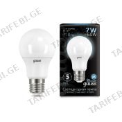 ლედ ნათურა BLACK  A60 7W E27 2700K gauss