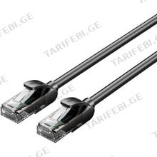 VENTION IABBL Cat5e UTP Ethernet Patch Cable 10M Black ქსელის კაბელი