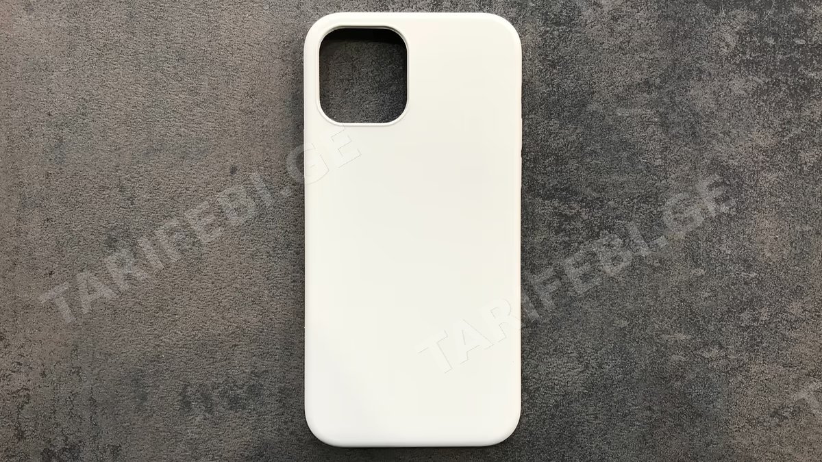 iPhone 12 ProMax Remax Silicone Case Cream Color