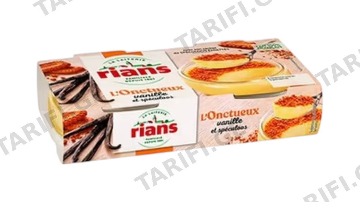 RIANS დესერტი ვანილით 2X90გრ