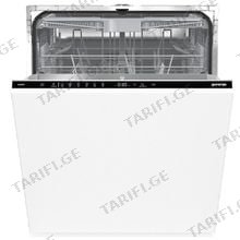 GORENJE GV643E90 ჩასაშენებელი ჭურჭლის სარეცხი მანქანა