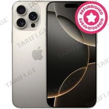 Apple iPhone 16 Pro Max 8/256GB Natural Titanium მობილური ტელეფონი (შეფასება: A+)