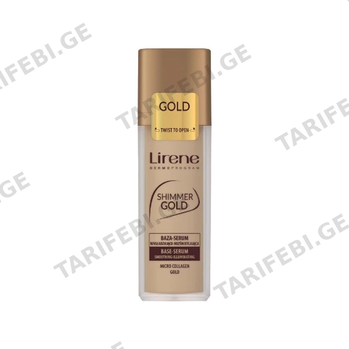 მაკიაჟის მბზინავი ბაზა BaseSerum Gold 0116 ლირენე - Lirene