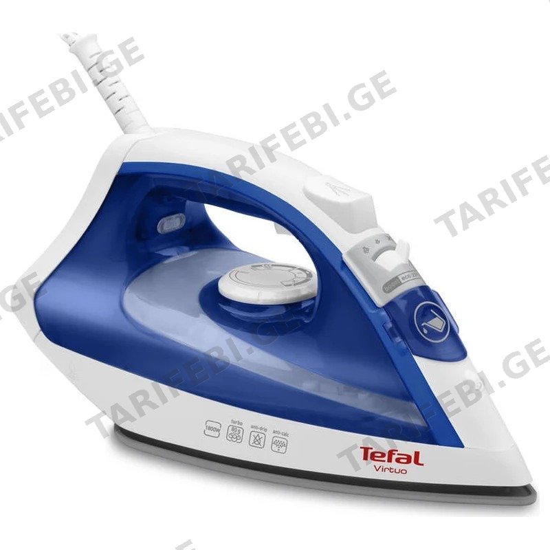 ორთქლის უთო TEFAL FV1711E0 1800W NON-STICK SOLEPLATE