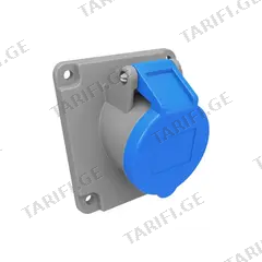 პანელზე სამონტაჟო როზეტი Bemis Elektrik 45° 3x16A 2P+E 220V 50/60 Hz