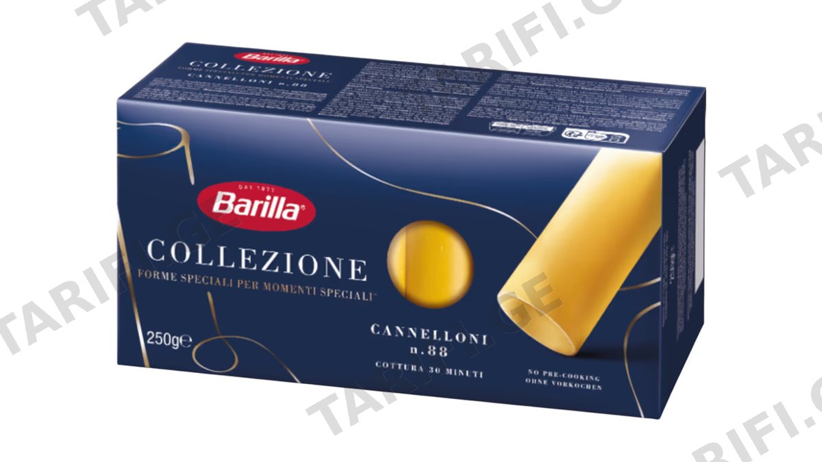 კოლეზიონე ბარილა №88 Cannelloni 250გრ
