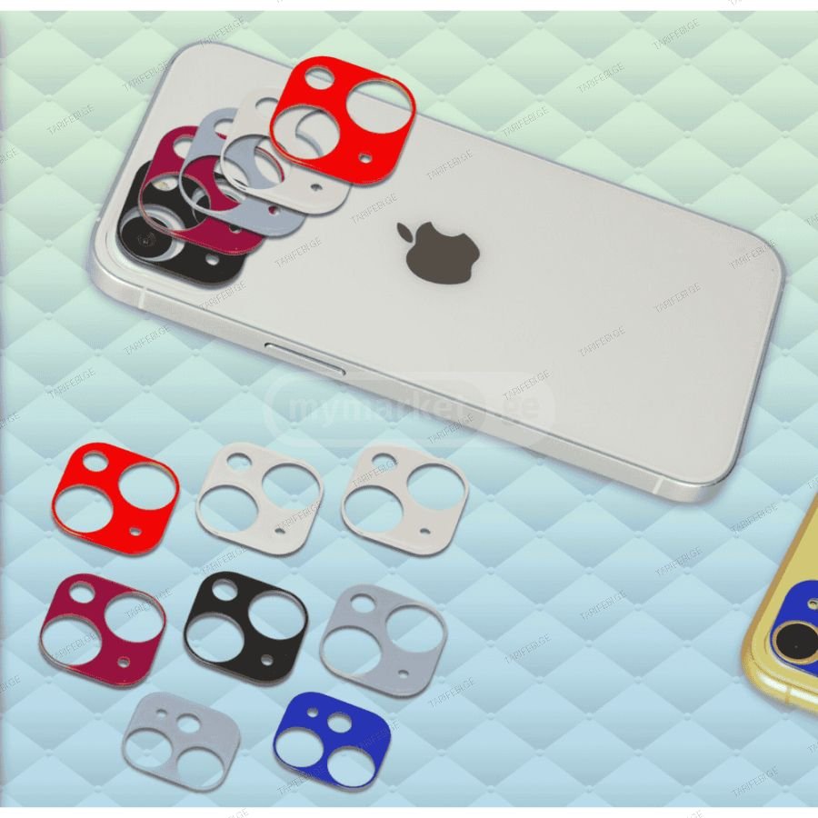 კამერის დამცავები Camera Lens Protector For iPhone 13 / iPhone 13 Mini - Red