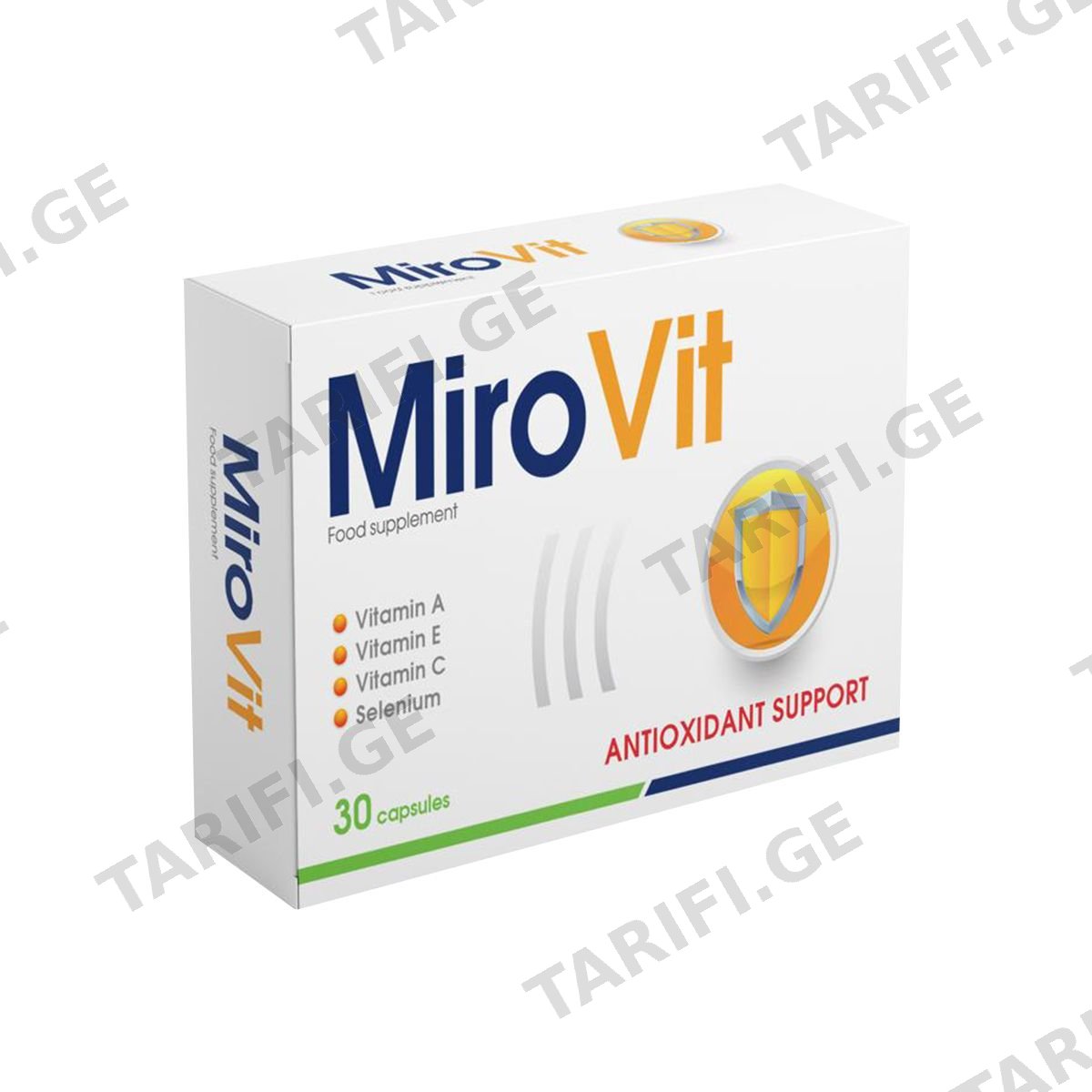 მიროვიტი - Mirovit 30 კაფსულა