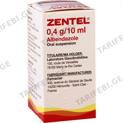 ზენტელი 0.4გ/10მლ სუსპ.