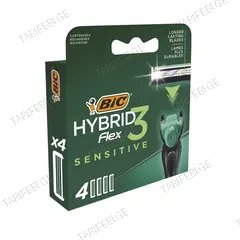 საპარსის პირი BIC Flex 3 Hybrid Sensitive 4ც