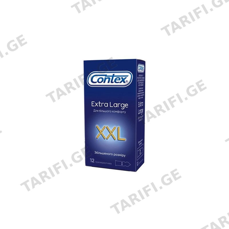 CONTEX პრეზერვატივ EXTRA LARGE-12ც