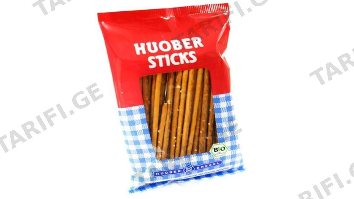 ჩხირები /Huober Brezel/ ორგანული მარილიანი 004013 /30*40 გრ