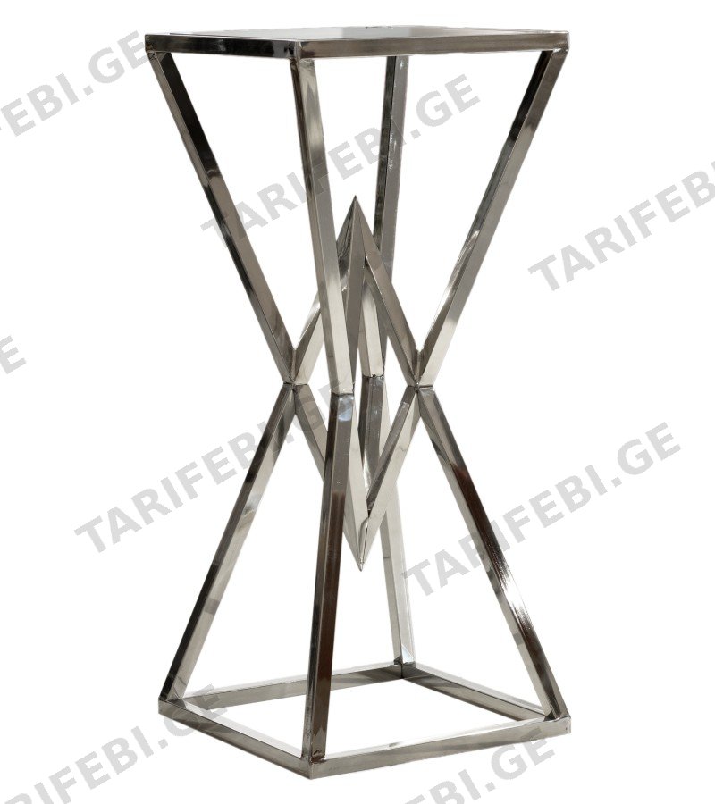 კონსოლი FSJYT-1818-80 ზომა:35*35*80 ფერი: SILVER+BLACK