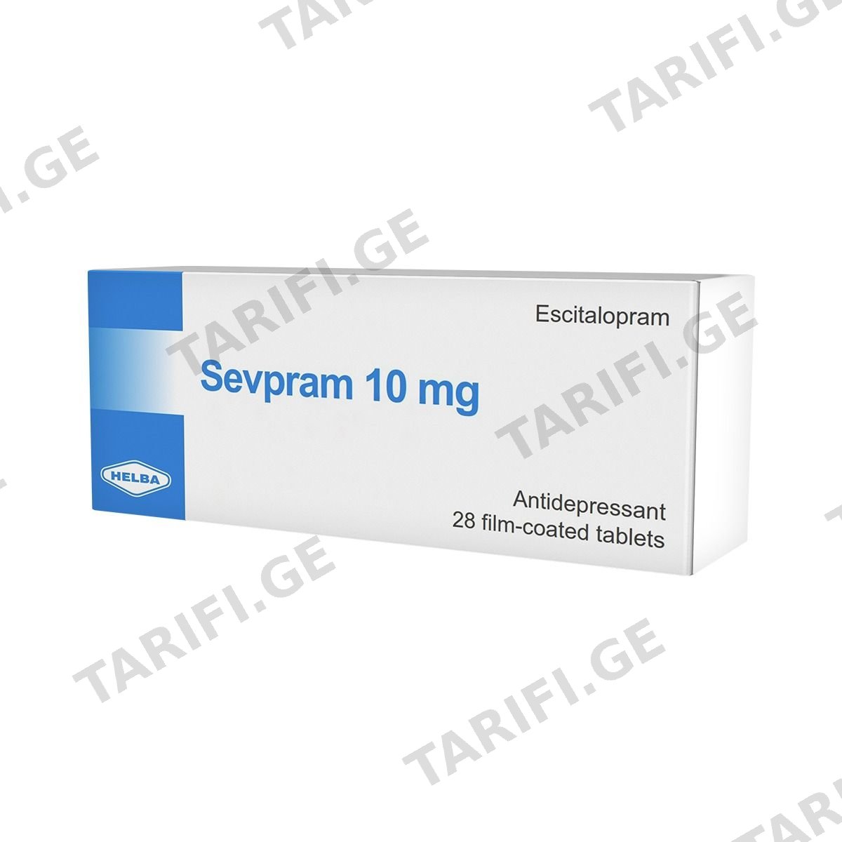 სევპრამი - Sevpram 10მგ 28 ტაბლეტი