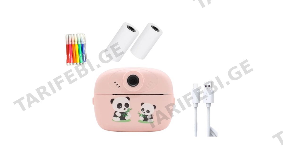 Diy instant digital camera Pink