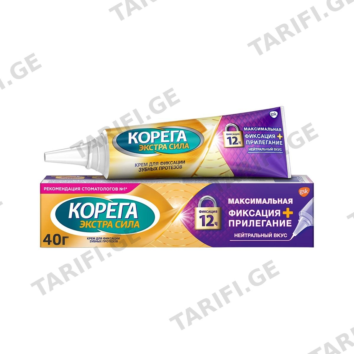 კრემი Max Hold+Seal 40g კორეგა - Corega
