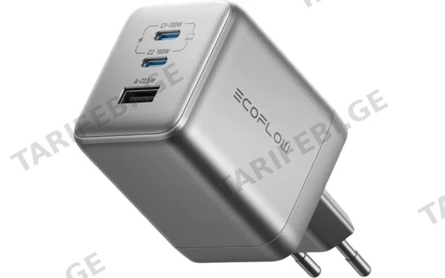 ადაპტერი EcoFlow RAPID Pro 100 W GaN-lader