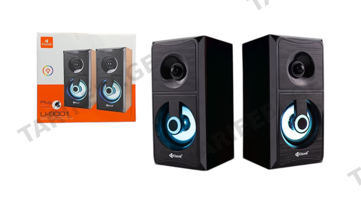 Kisonli U-9001 USB PC Speaker Black