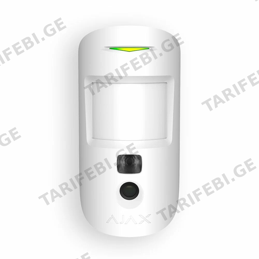 მოძრაობის დეტექტორი კამერით Ajax MotionCam (PhOD) Jeweller (8EU) ASP White
