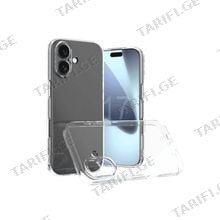 iPhone 17 Lux Clear Case გამჭვირვალე სილიკონის ქეისი