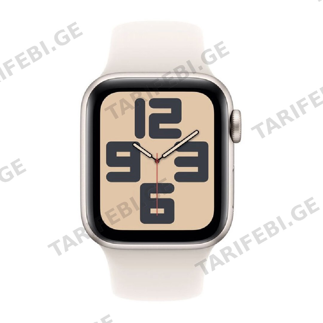Apple Watch SE 3 GPS 40mm Starlight Aluminium Case with Starlight Sport Band – M/L