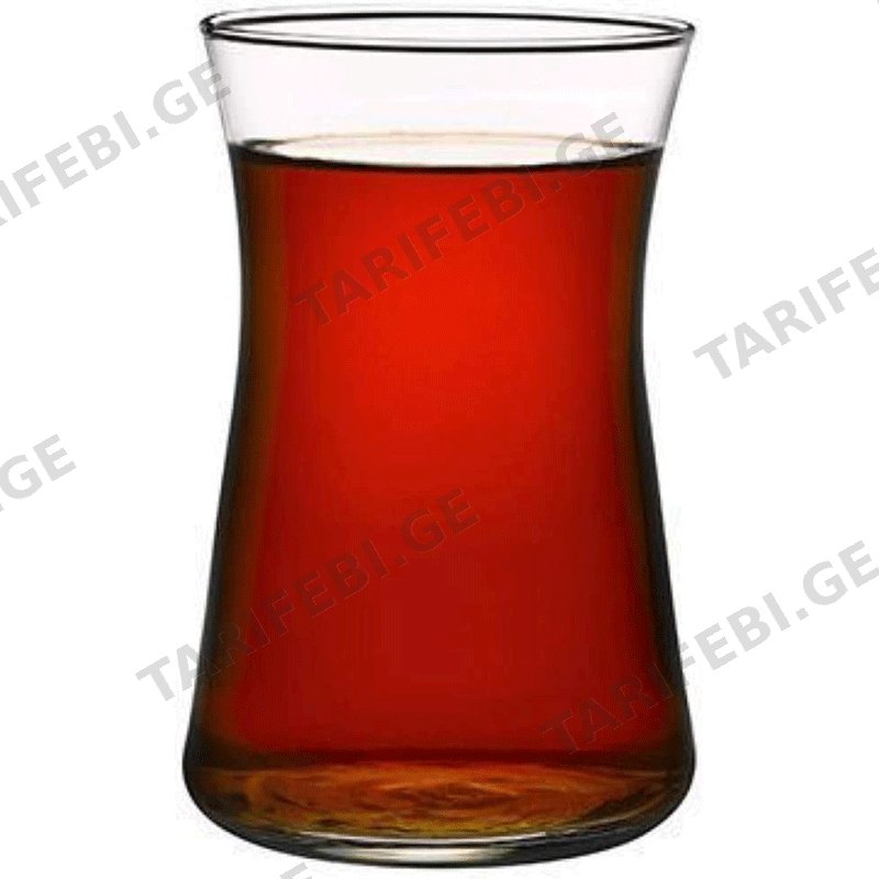 თურქული ჩაის ჭიქა (160 ML, 6 PCS)
