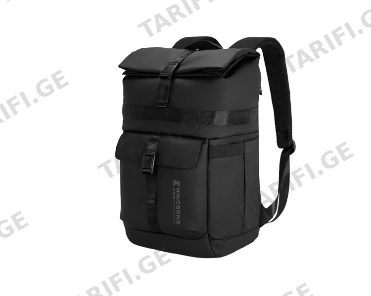 ზურგჩანთა Kingsons Waterproof Business Backpack 15.6" Black - KS3333W
